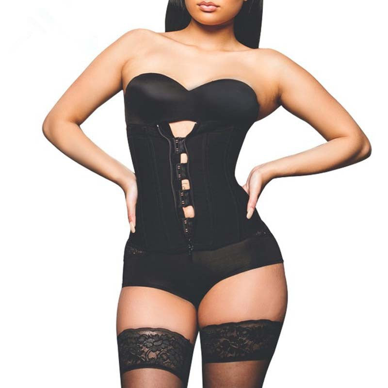 Zipper Corset Body Shaper - Slim Belt Waist Trainer Shapewear for Women