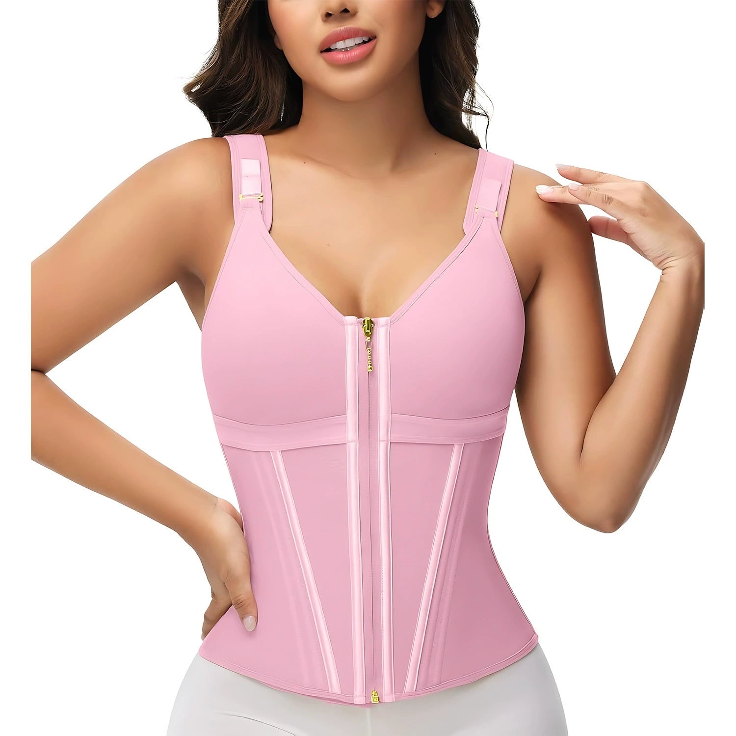Women's Belly Tuck Shapewear Three-breasted Vest Top