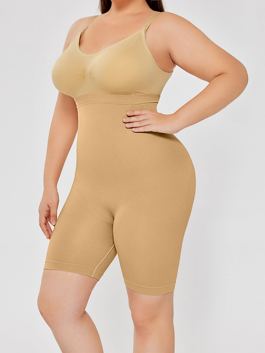 Tummy Control Shorts Shapewear - High-Waist Body Shaper Shorts for Women