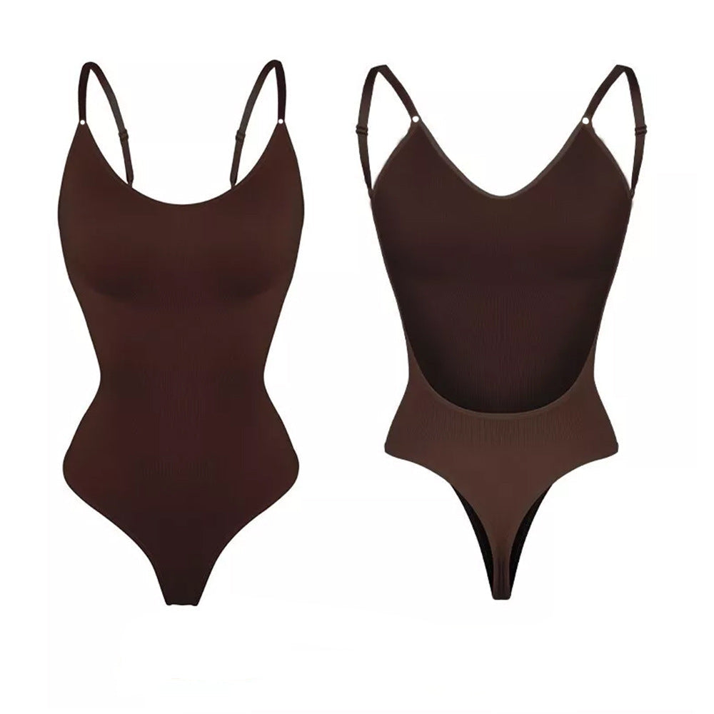 Plus Size Seamless Backless One-Piece Shapewear - Invisible Body Shaper