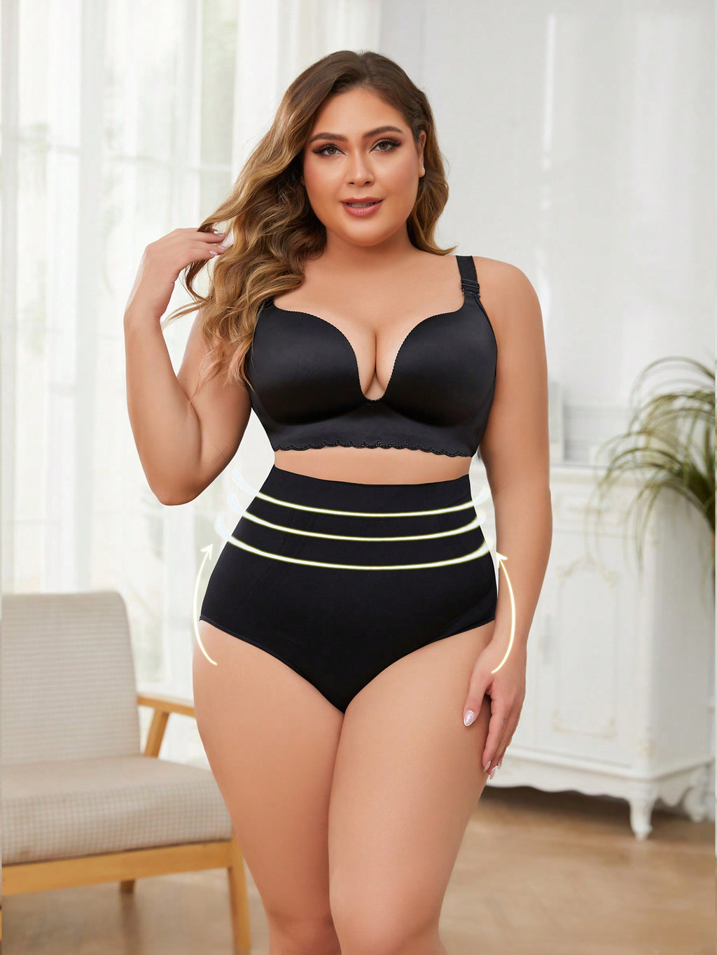 High-Waisted Shapewear Shorts For Women Tummy Control Butt Lifter Thigh Slimmer Seamless Body Shaper