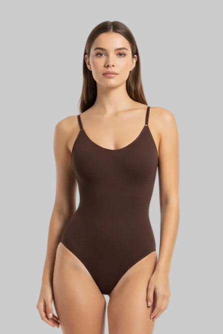 Plus Size Seamless Backless One-Piece Shapewear - Invisible Body Shaper