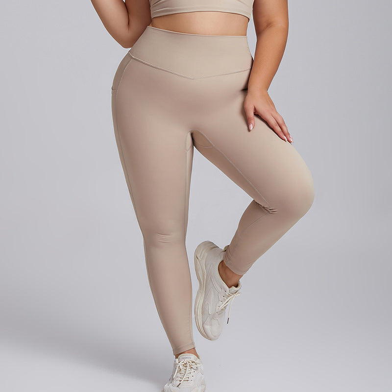 Plus-size yoga set
