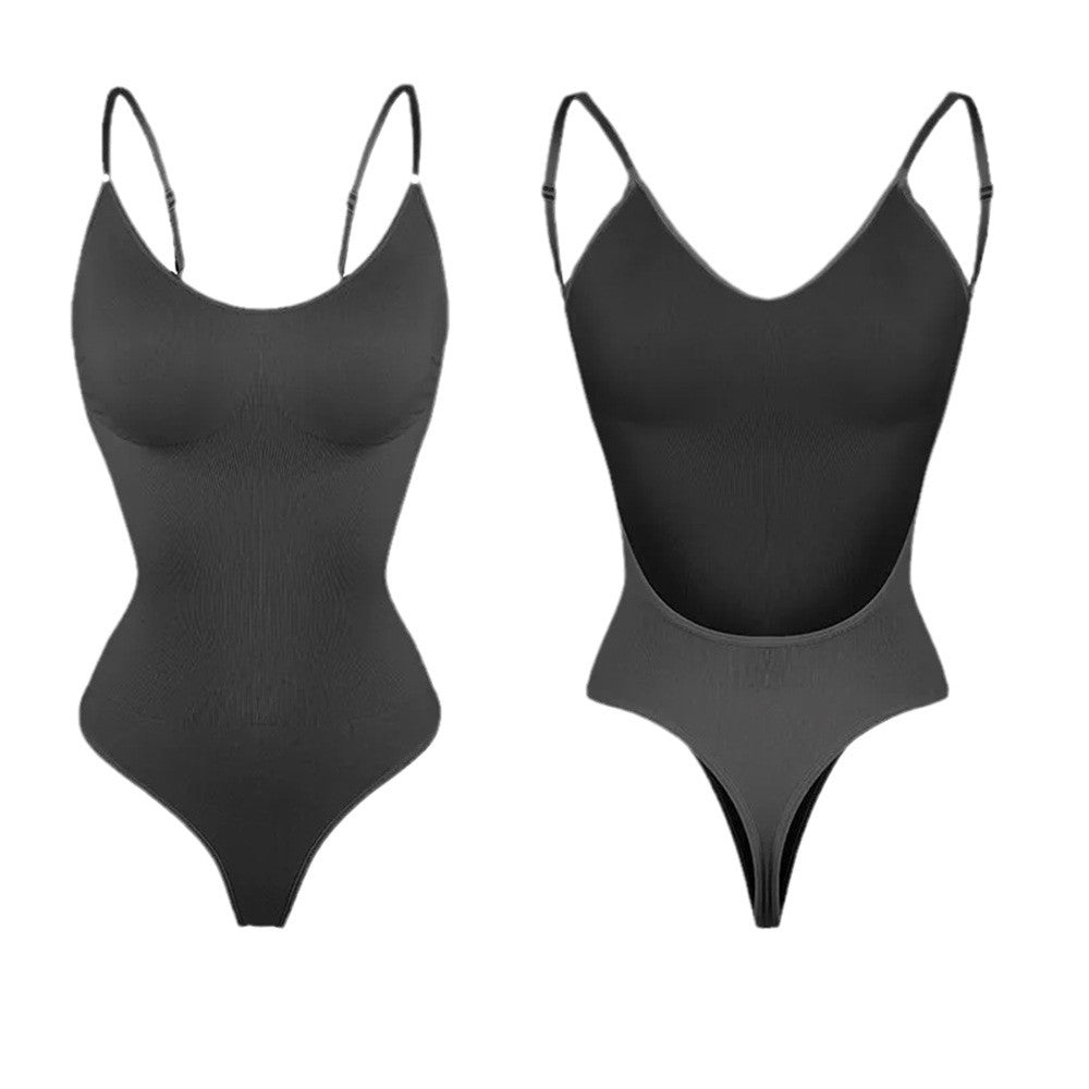 Plus Size Seamless Backless One-Piece Shapewear - Invisible Body Shaper