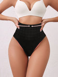 High-Waisted Shapewear Thong - Tummy Control Butt Lifter Seamless Body Shaper