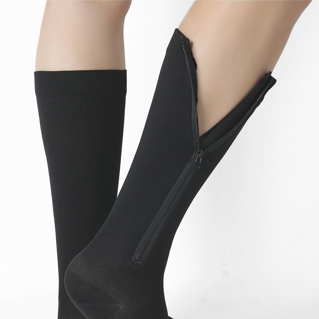 Zipper Compression Socks