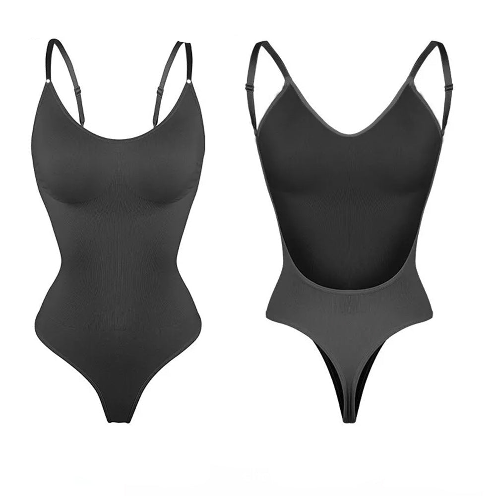 Plus Size Seamless Backless One-Piece Shapewear - Invisible Body Shaper