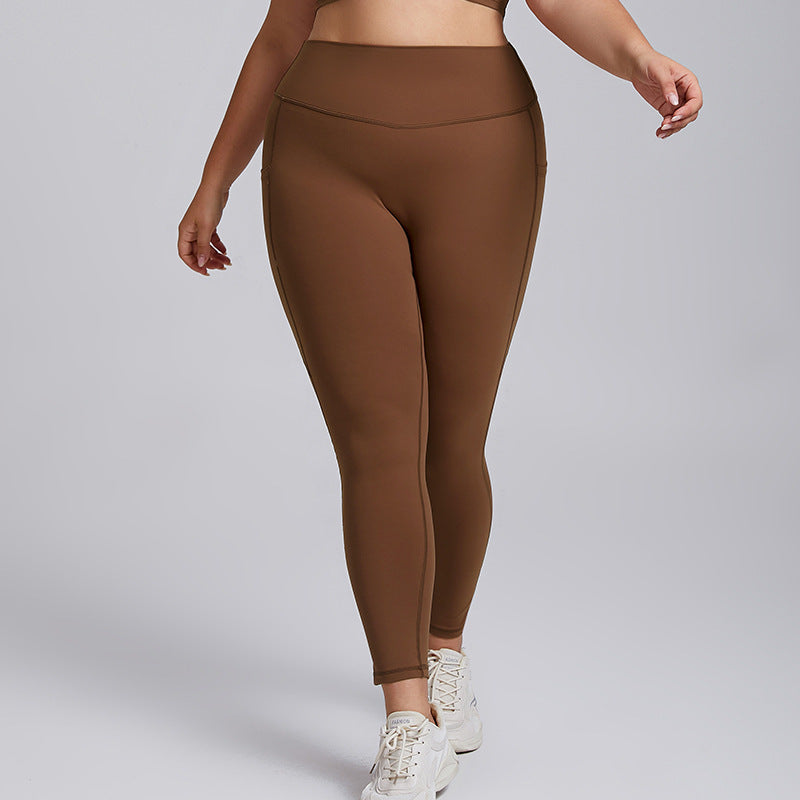 Plus-size yoga set