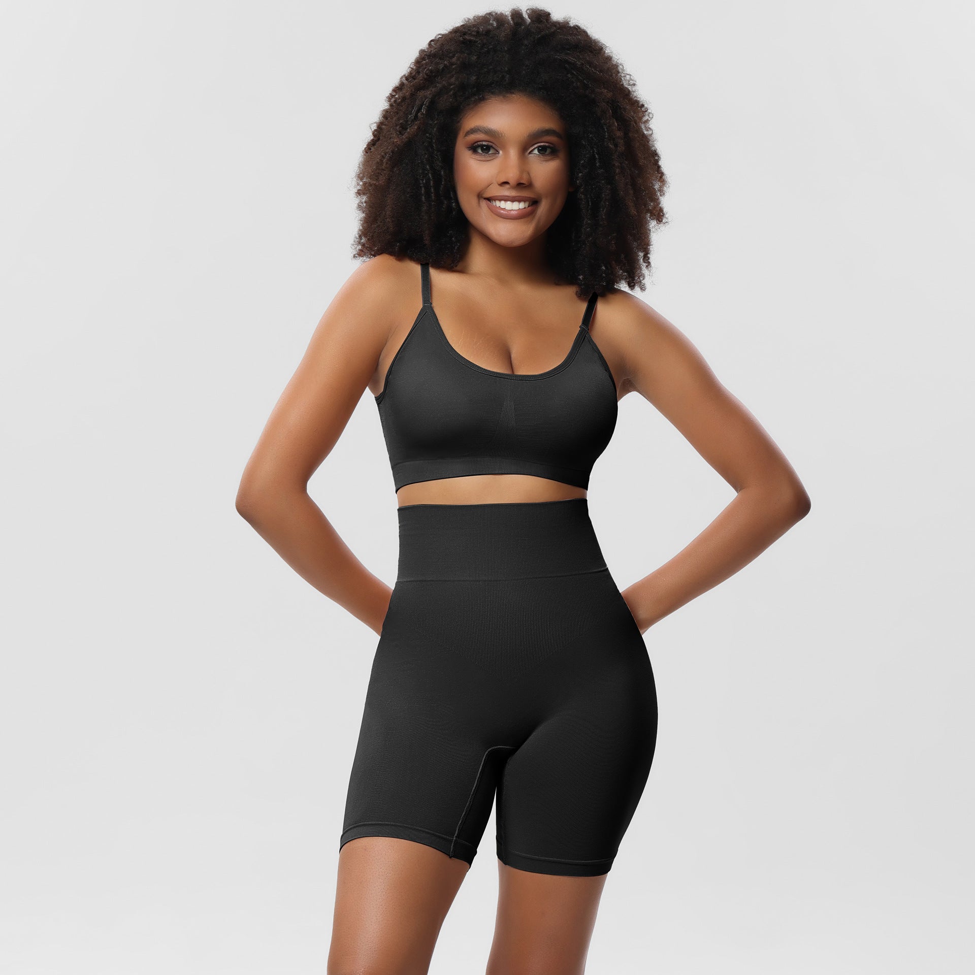 Halter sports bra set without steel rings